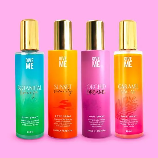 Give Me The Body Sprays Bundle 200ml