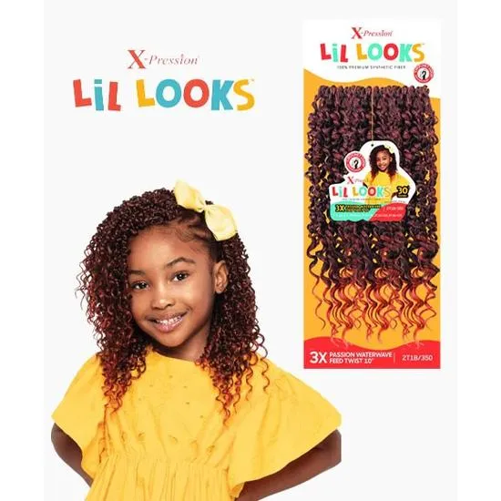 X Pression Synthetic Lil Looks Passion Waterwave Feed Twist Braid 10 Inch / 4