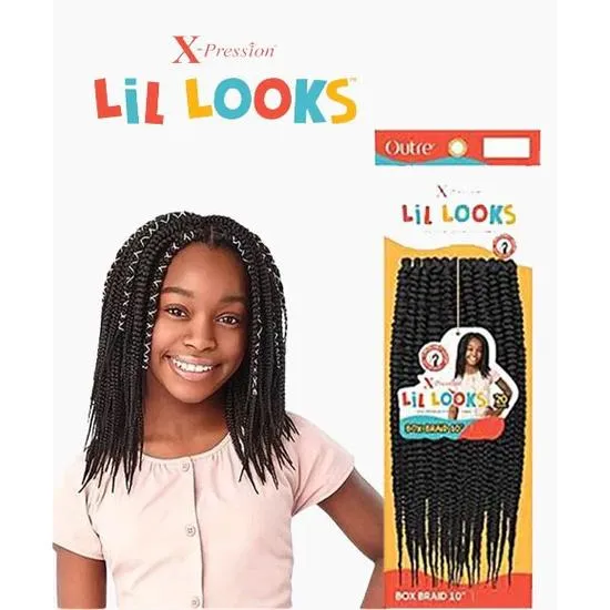 X Pression Synthetic Lil Looks Box Braid 10 Inches / 2