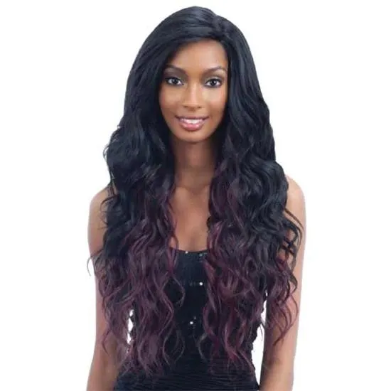 Shake N Go Freetress Premium V Shaped Delux Synthetic V002 Lace Front Wig 1