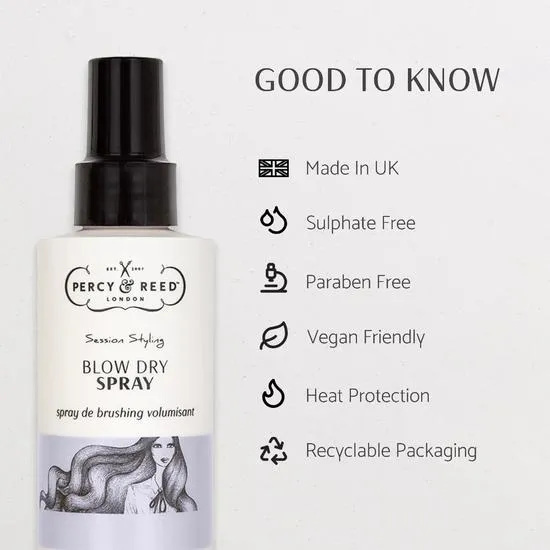 Percy & Reed Session Styling Blow Dry Spray 150ml