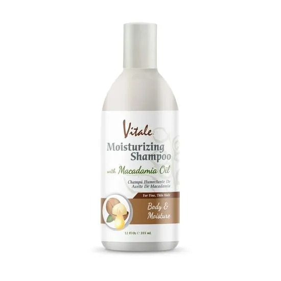 Vitale Moisturising Shampoo With Macadamia Oil 355ml