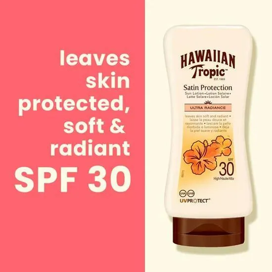 Hawaiian Tropic Satin Protection Ultra Radiance Lotion SPF 30 180ml