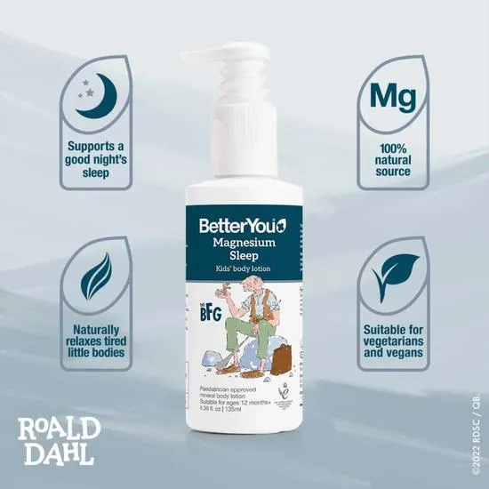 BetterYou Magnesium Sleep Kids Body Lotion 135ml