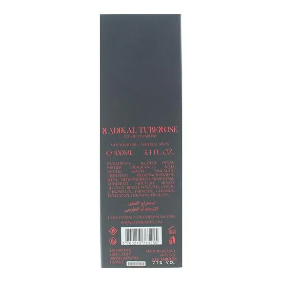 Laurent Mazzone Radikal Tuberose Extrait De Parfum 100ml