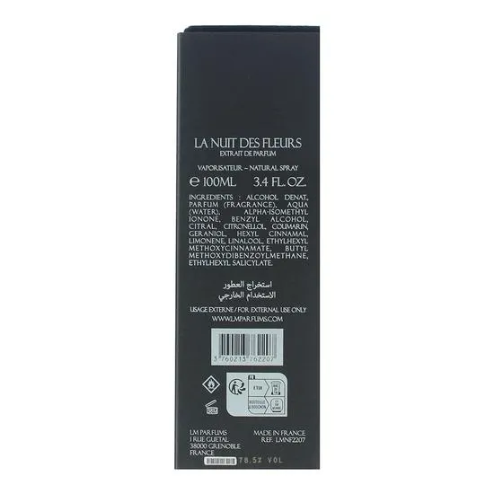 Laurent Mazzone La Nuit De Fleurs Extrait De Parfum 100ml