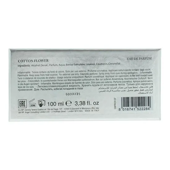 Giardino Benessere Cotton Flower Eau De Parfum 100ml