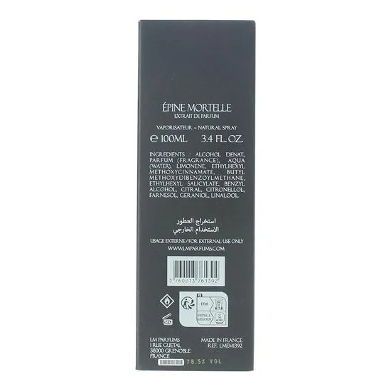 Laurent Mazzone Epine Mortelle Extrait De Parfum 15ml