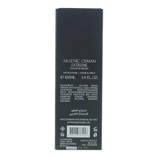 Laurent Mazzone Arsenic Osman Extreme Extrait De Parfum 15ml