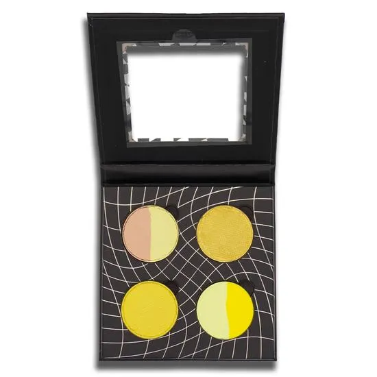 Glisten Cosmetics Yellow 4 Pan Palette Eyeliner
