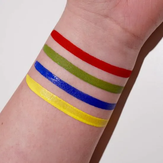 Glisten Cosmetics Primary 4 Pan Palette Eyeliner