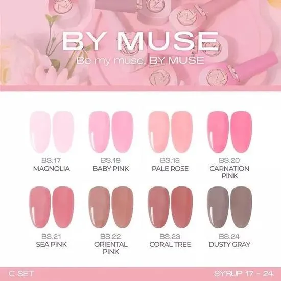 By Muse Syrup Colour Gel Polish C Set BS.24