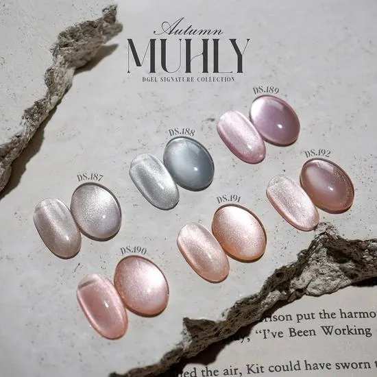 DGel Signature Magnetic Gel Autumn Muhly Collection Set (6 Colours)