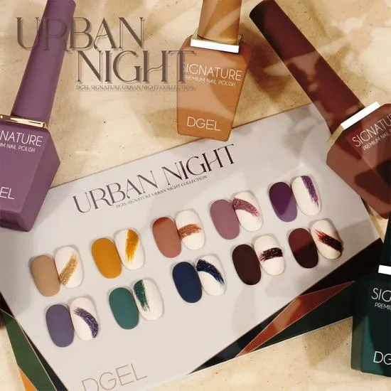 DGel Signature Colour Gel Urban Night Collection Set (10 Colours)
