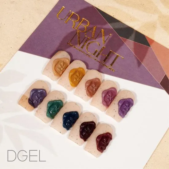 DGel Signature Colour Gel Urban Night Collection Set (10 Colours)