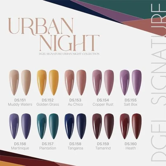 DGel Signature Colour Gel Urban Night Collection Set (10 Colours)