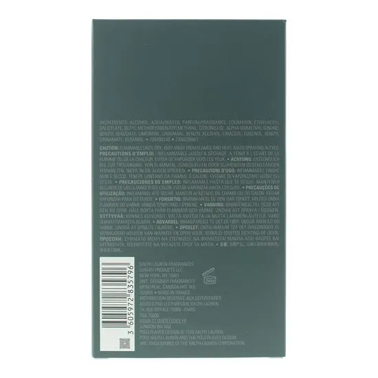 Ralph Lauren Polo Oud Eau De Parfum 125ml