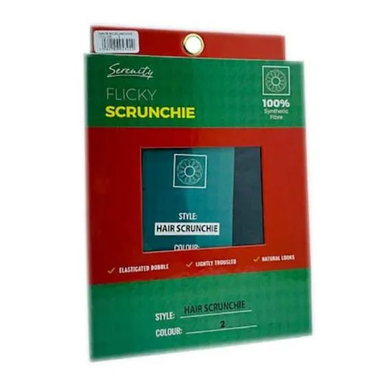 Serenity Synthetic Flicky Scrunchie 4