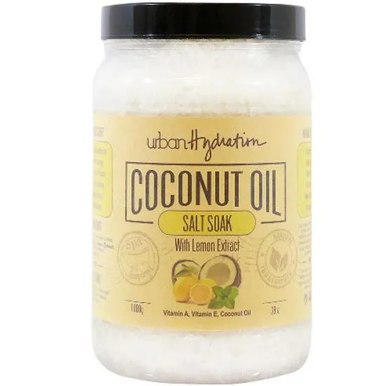 Urban Hydration Coconut Oil Salt Soak With Lemon Extract 1080g
