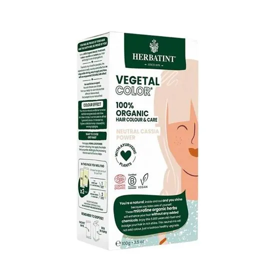 Herbatint Vegetal Organic Hair Colour Neutral Cassia Power 100g