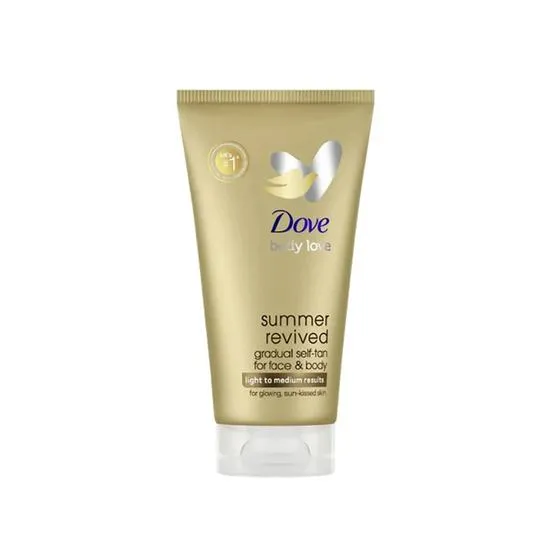 Dove Summer Revived Gradual Self Tan Face Cream For Light To Medium 75ml