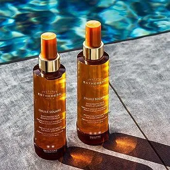 Institut Esthederm Protective Sun Care Oil For Body & Hair Moderate Sun 150ml