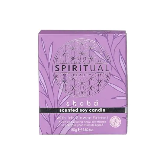 Spiritual Beauty Iris Flower Extract Scented Soy Candle 80g