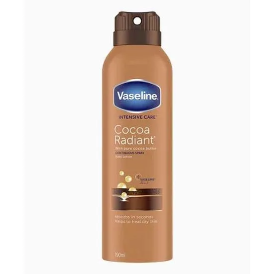 Vaseline Intensive Care Spray Moisturiser Cocoa Radiant 190ml / intensive Care Spray Moisturiser Cocoa Radiant