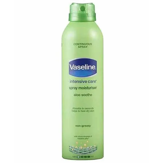 Vaseline Intensive Care Spray Moisturiser Aloe Soothe 190ml