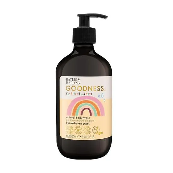 Baylis & Harding Goodness Kids Strawberry Swirl Natural Body Wash 500ml