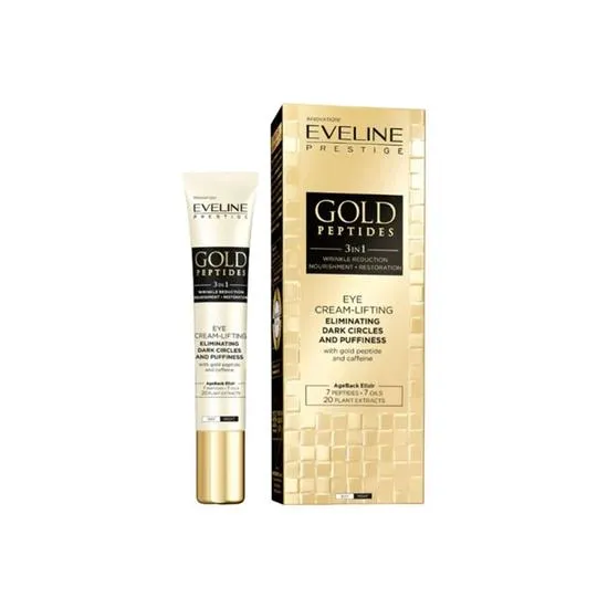 Eveline Gold Peptides 3-In-1 Eye Cream Lifting 20ml