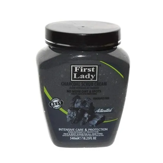 First Lady Charcoal Scrub Cream 540ml