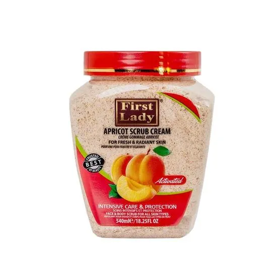 First Lady Apricot Scrub Cream For Face & Body 540ml
