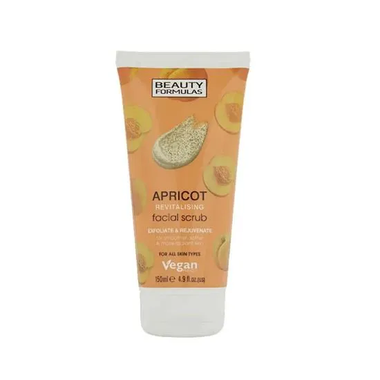 Beauty Formulas Apricot Revitalising Facial Scrub 150ml