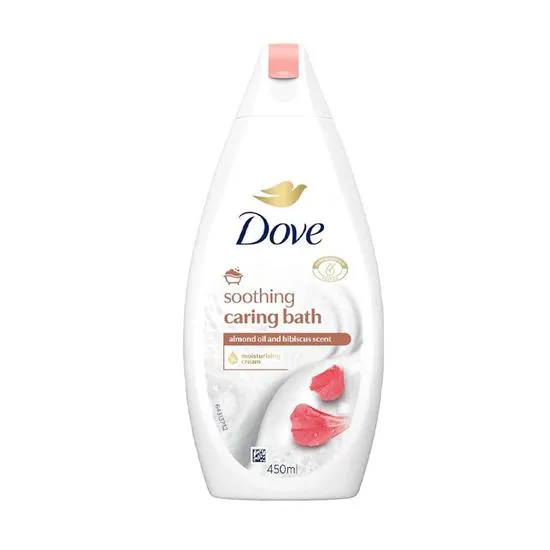 Dove Almond & Hibiscus Soothing Caring Bath 450ml