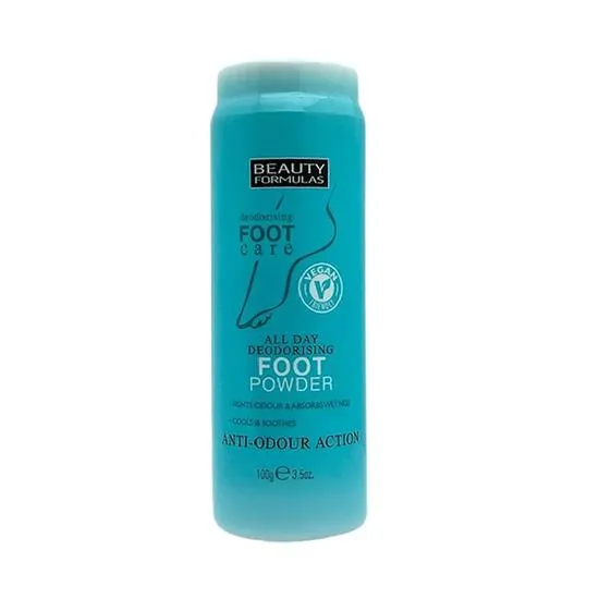 Beauty Formulas All Day Deodorising Foot Powder 100g