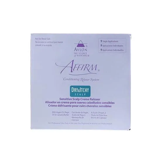 Avlon Affirm Dry & Itchy Scalp Conditioning Relaxer System With Protecto 9 Single Applications / Sensitive Scalp Formula