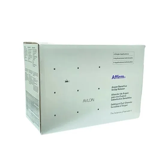 Avlon Affirm Argan Oil Sensitive Scalp Relaxer 4 Single Applications
