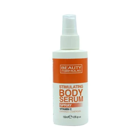 Beauty Formulas Stimulating Body Serum Spray With Vitamin C 150ml