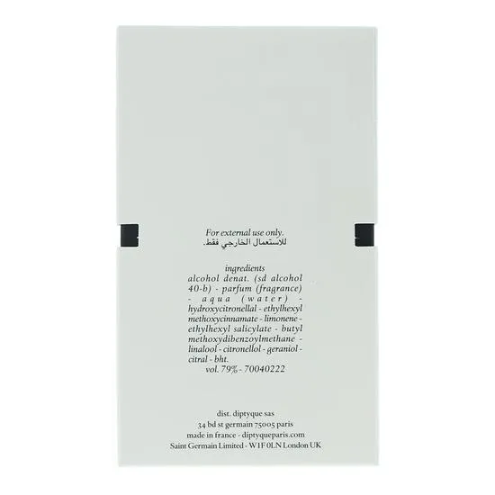 Diptyque L'Eau Papier Eau De Toilette 100ml