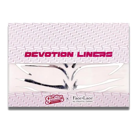 Glisten Cosmetics Devotion Liners Chrome Makeup Stickers Face Lace