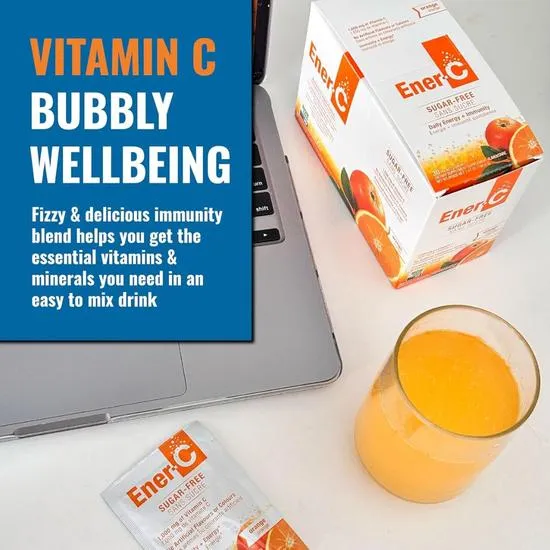 Ener-Life Ener-C Sugar Free Multivitamin Drink Orange Sachets 30 Sachets