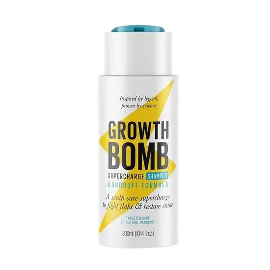 Growth Bomb Dandruff Formula Supercharge Shampoo 300ml