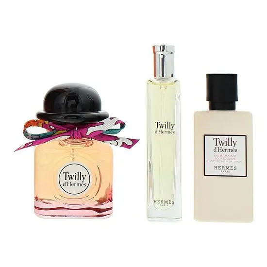 Hermès Twilly D'hermes Eau De Parfum 50ml, Body Lotion 40ml, Eau De Parfum 15ml Gift Set 50ml