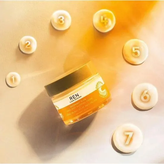 REN Overnight Glow Dark Spot Sleeping Cream 15ml