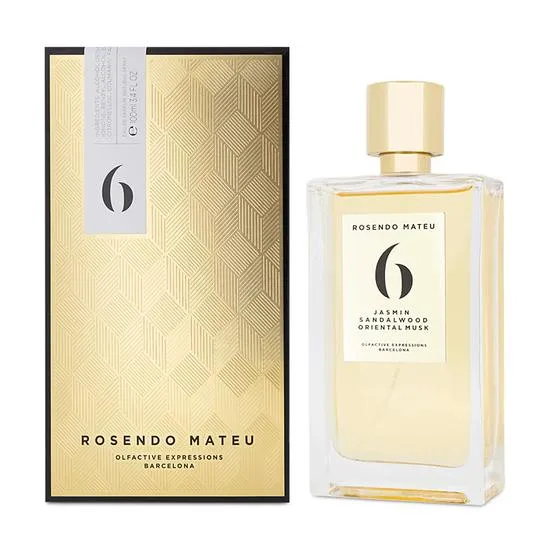 Rosendo Mateu No 6 Jasmin Sandalwood Oriental Musk Eau De Parfum 100ml