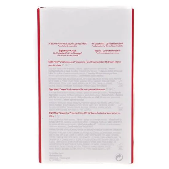 Elizabeth Arden Eight Hour Cream Gift Set 50ml Cream + 75ml Hand Treatment + 3.7g Protecting Lipstick SPF 15