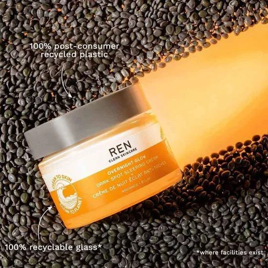 REN Overnight Glow Dark Spot Sleeping Cream 15ml