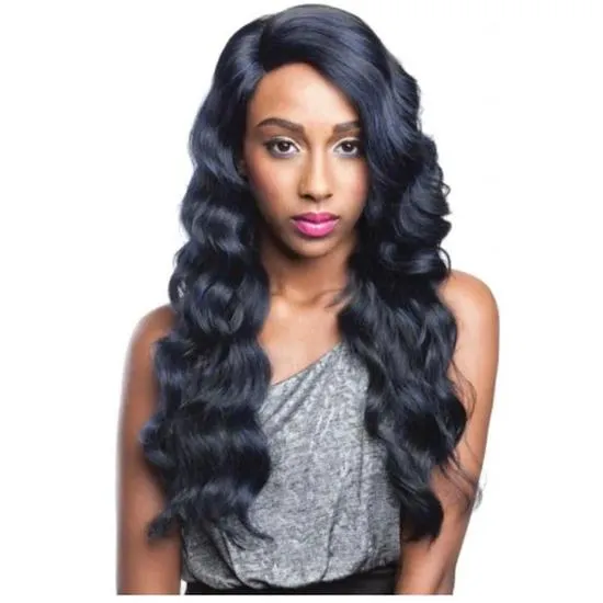 Mane Concept Hair Soft Swiss Lace Front Human Hair BS 205 Stylemix Wig SM99J/RedBlack