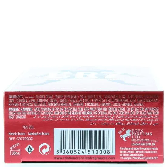 Cristiano Ronaldo CR7 Eau De Toilette 50ml